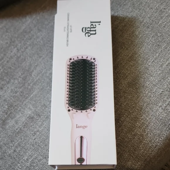 L’ange Le Vite Pink Ceramic Hair Straightening Brush - Picture 3 of 6
